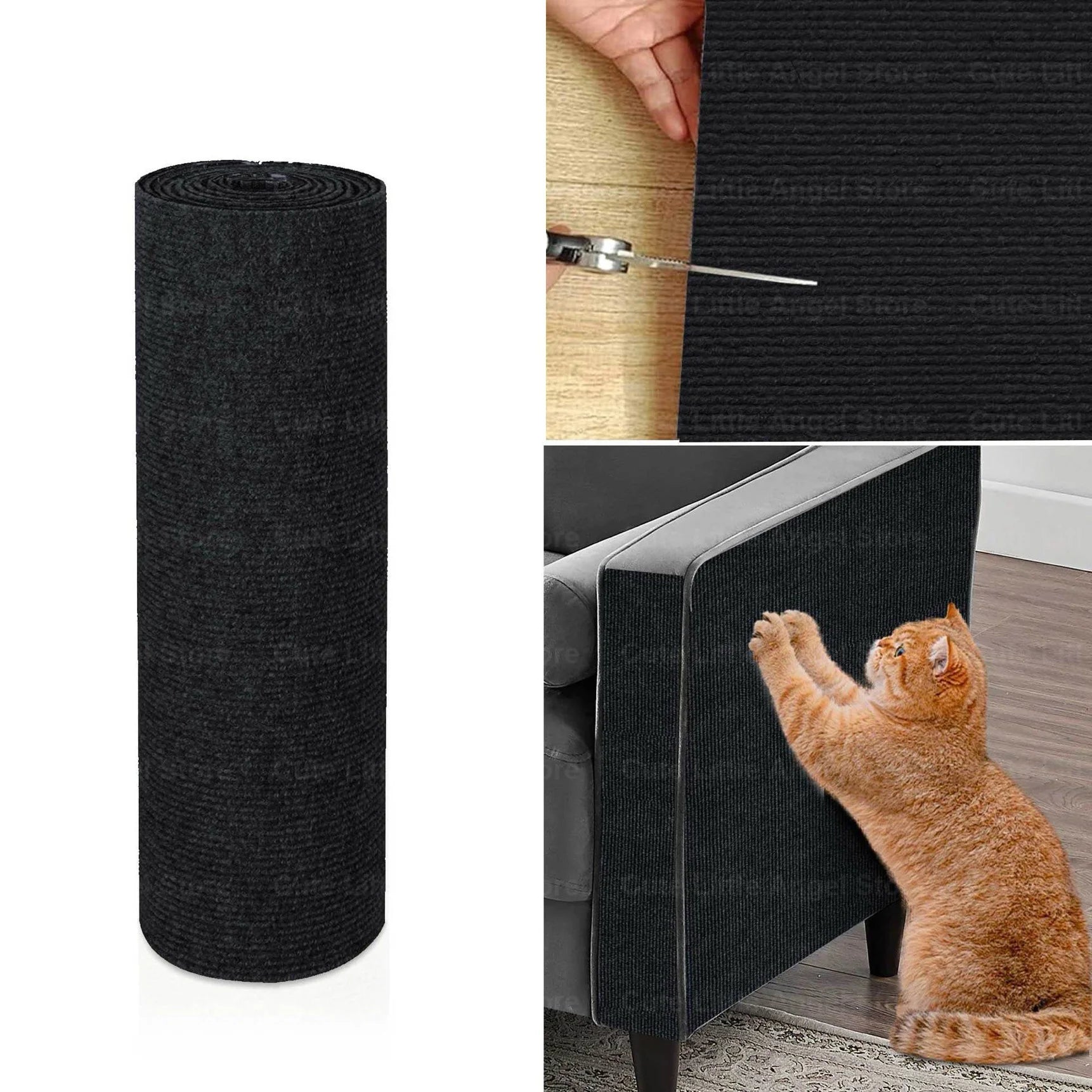 40x300cm chat Scratcher canapé protecteur chats Scratcher Pad conseil Protection trimable auto-adhésif tapis bricolage chat Scratch Mat