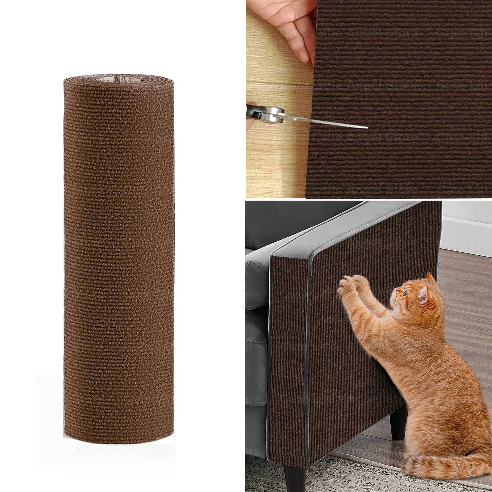40x300cm chat Scratcher canapé protecteur chats Scratcher Pad conseil Protection trimable auto-adhésif tapis bricolage chat Scratch Mat