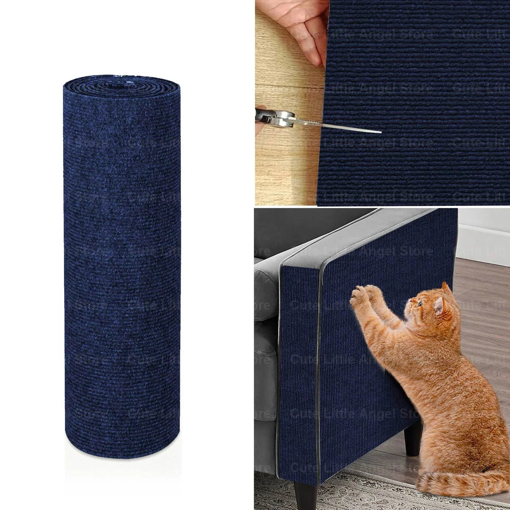 40x300cm chat Scratcher canapé protecteur chats Scratcher Pad conseil Protection trimable auto-adhésif tapis bricolage chat Scratch Mat