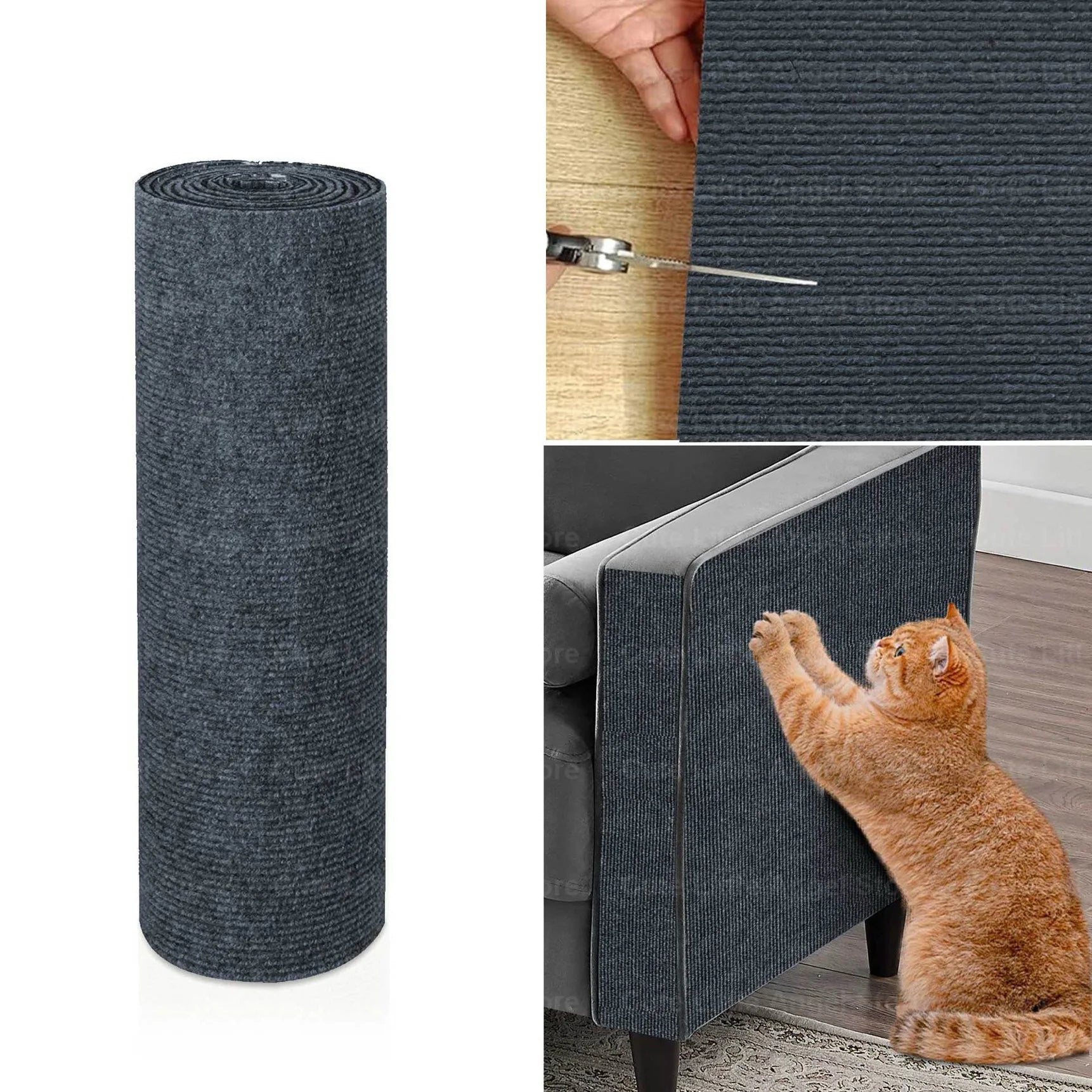 40x300cm chat Scratcher canapé protecteur chats Scratcher Pad conseil Protection trimable auto-adhésif tapis bricolage chat Scratch Mat