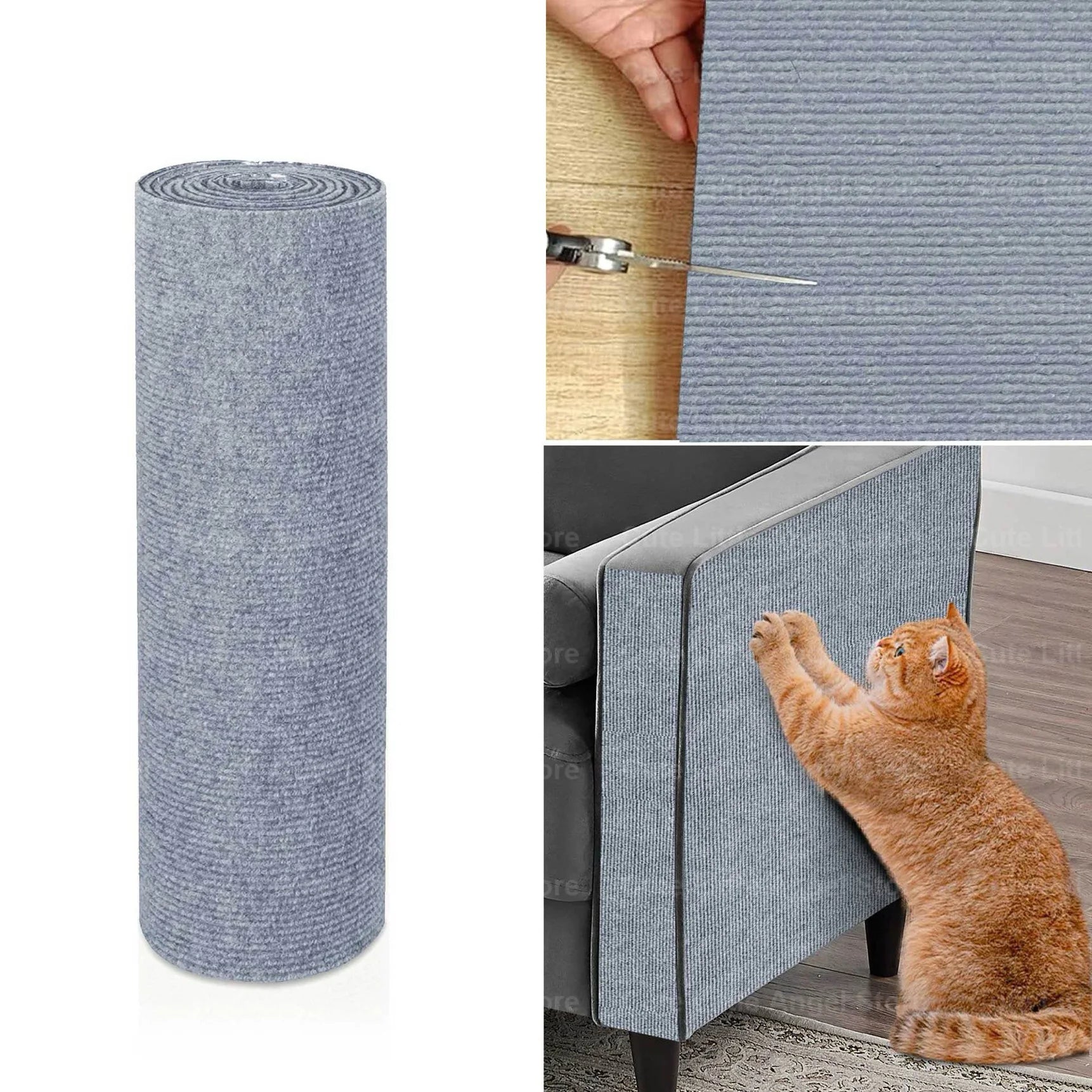 40x300cm chat Scratcher canapé protecteur chats Scratcher Pad conseil Protection trimable auto-adhésif tapis bricolage chat Scratch Mat